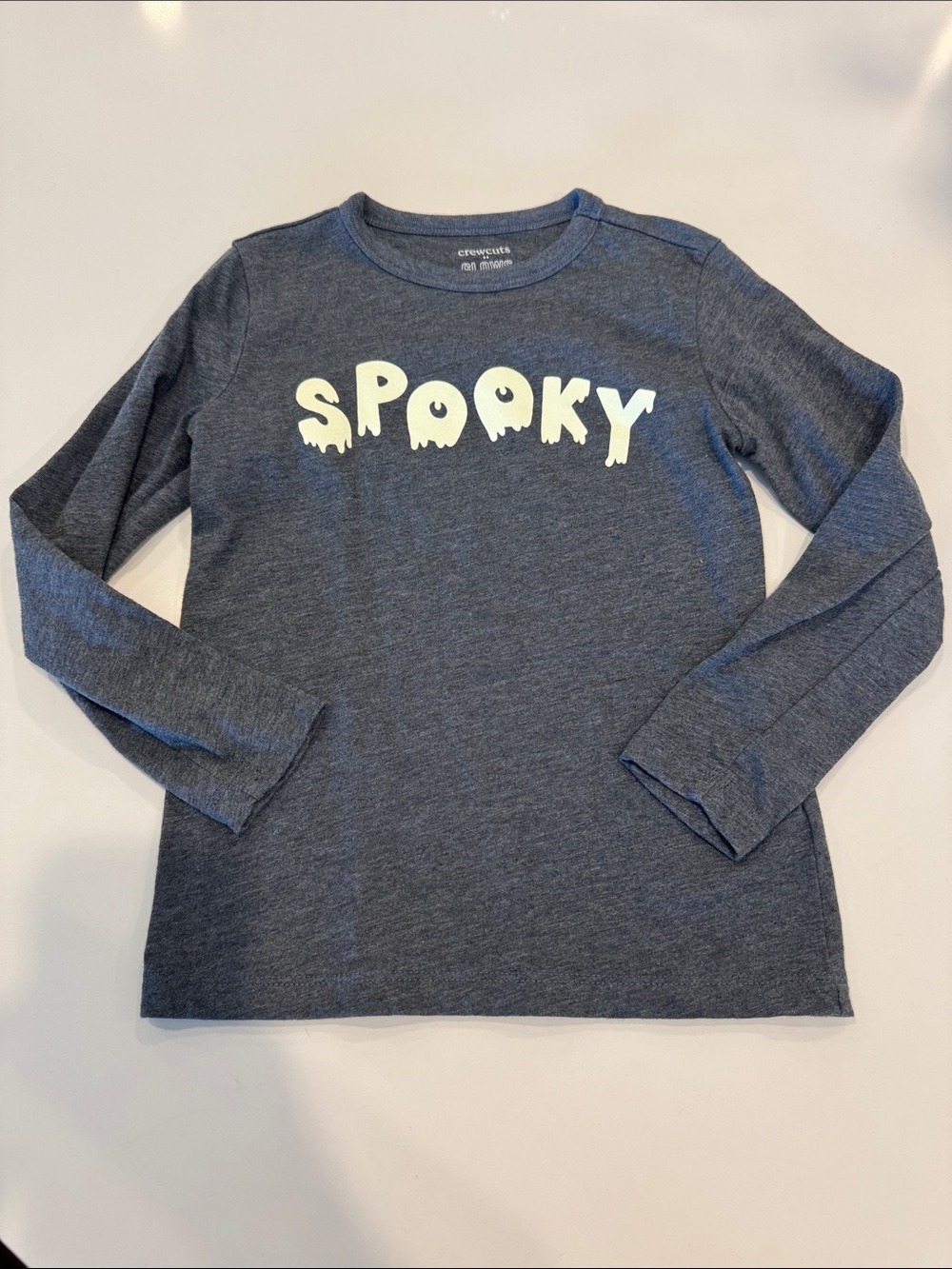 Crewcuts Long-Sleeve 'Spooky' Graphic Halloween Tee